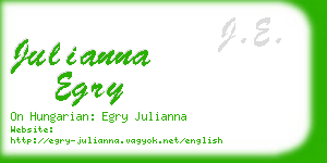 julianna egry business card